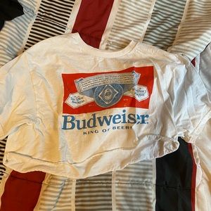 Budweiser crop top